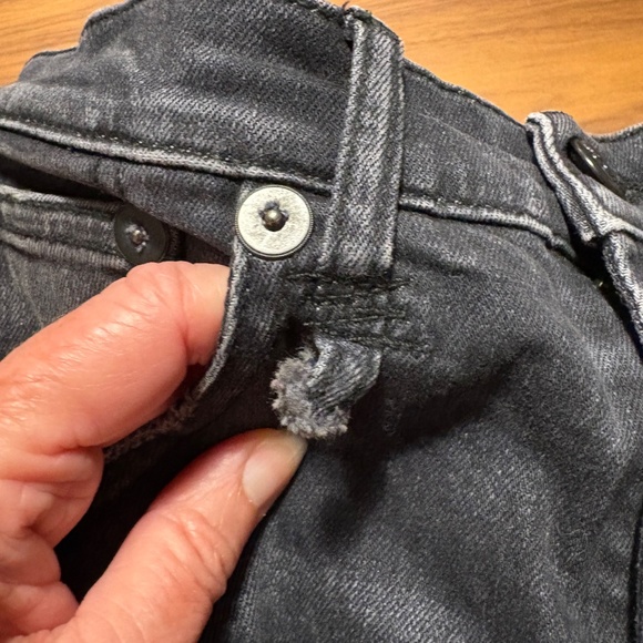 R13 distressed black jeans - high rise skinny - size 27 - Picture 10 of 12